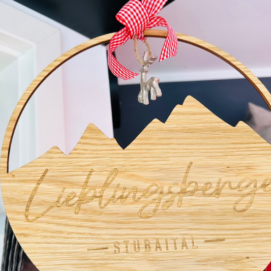 Holzkranz "Lieblingsberge Stubaital"