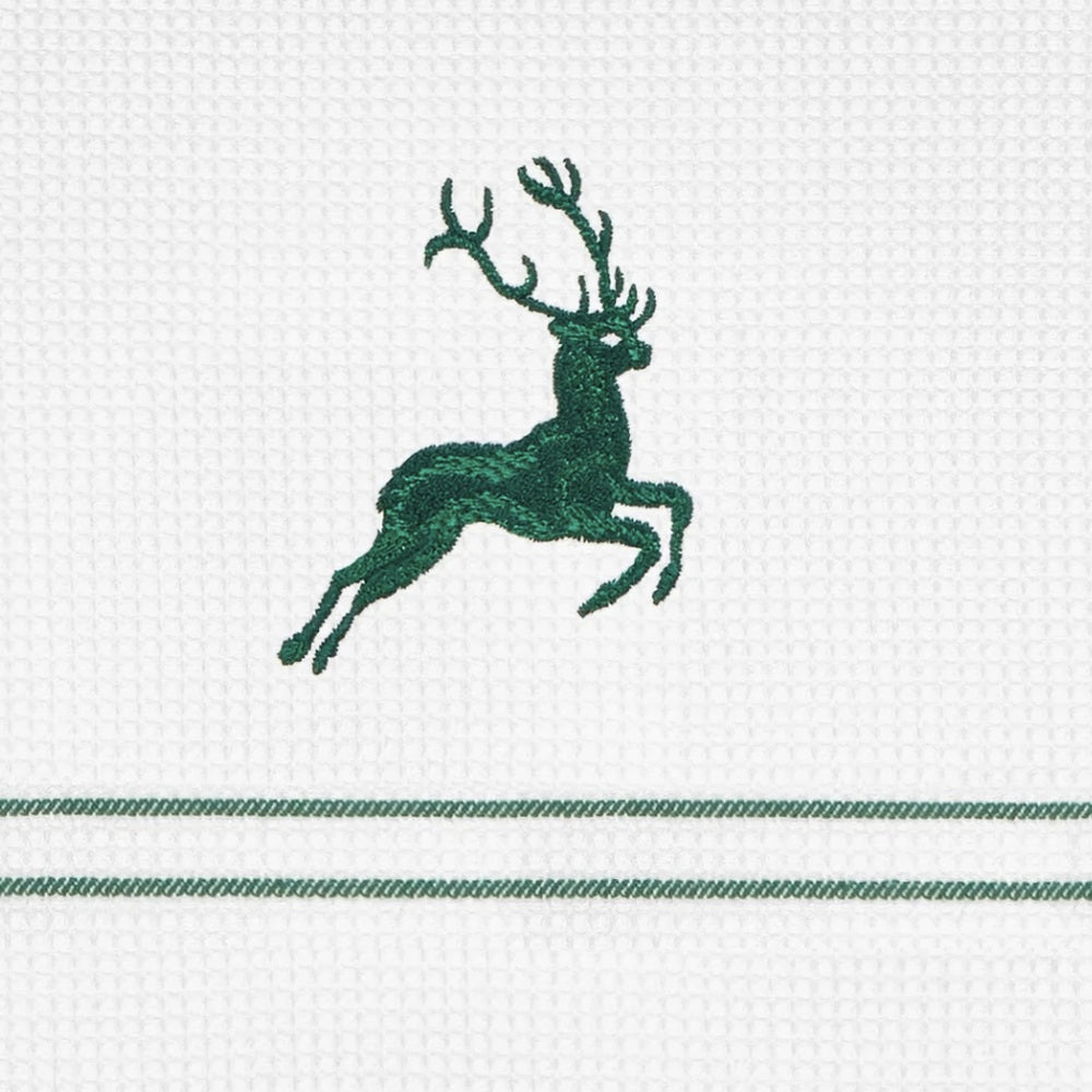 Geschirrtuch Hirsch Grün