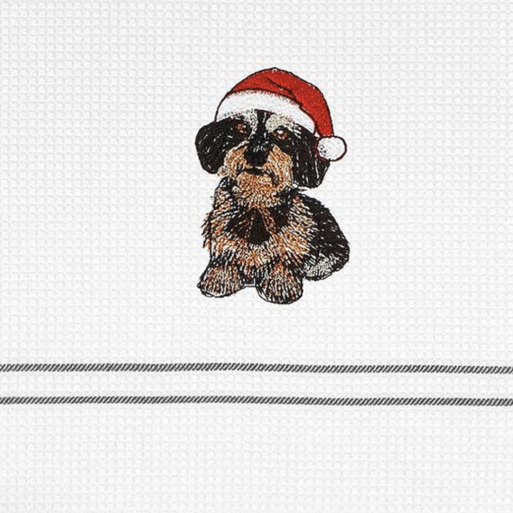 Geschirrtuch Weihnachtsdackel