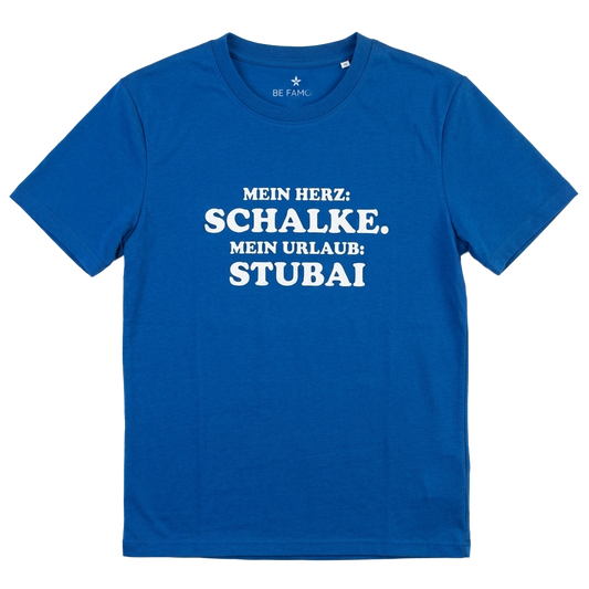 T-Shirt Mein Herz Schalke. Mein Urlaub Stubai