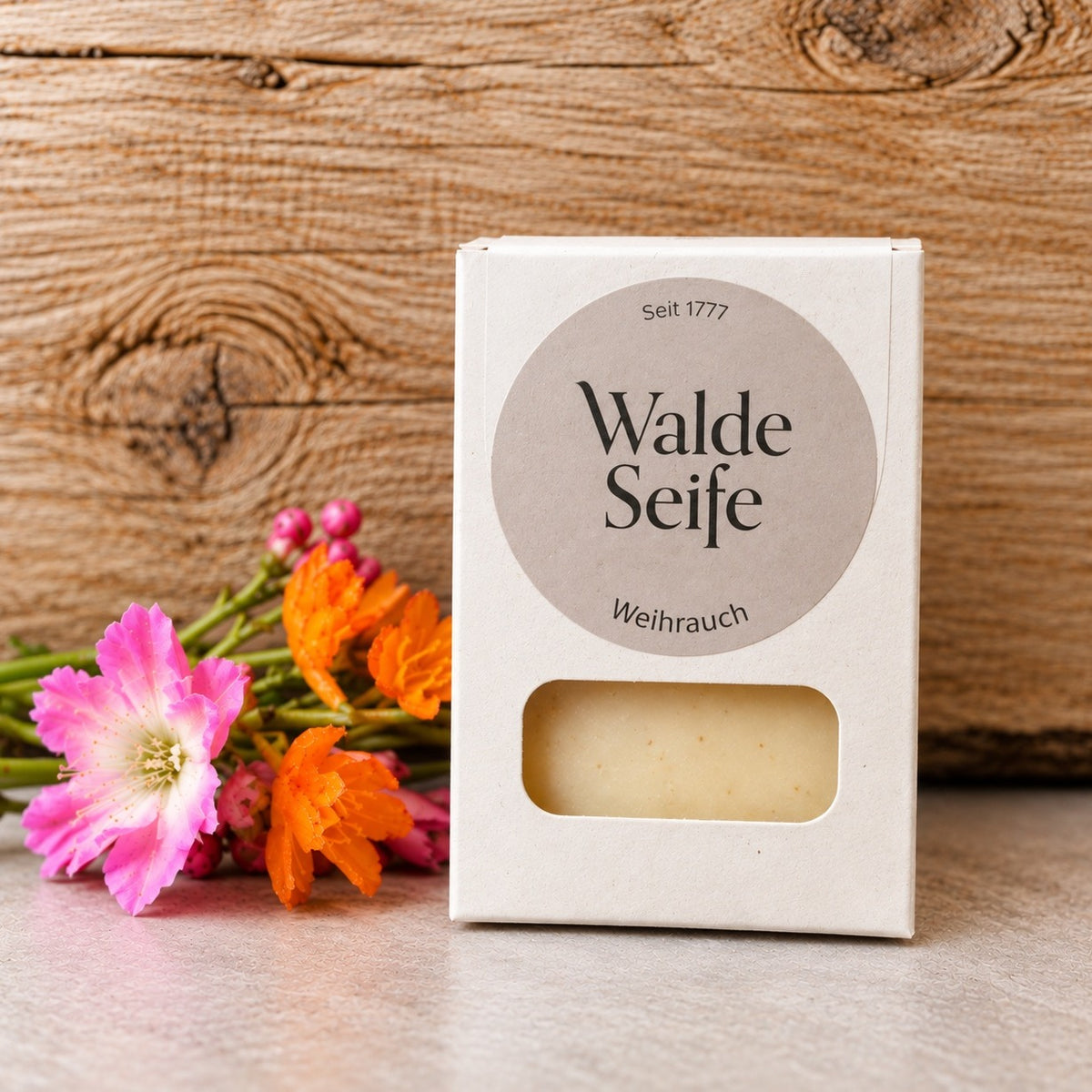 Weihrauchseife handgeschöpft 100g
