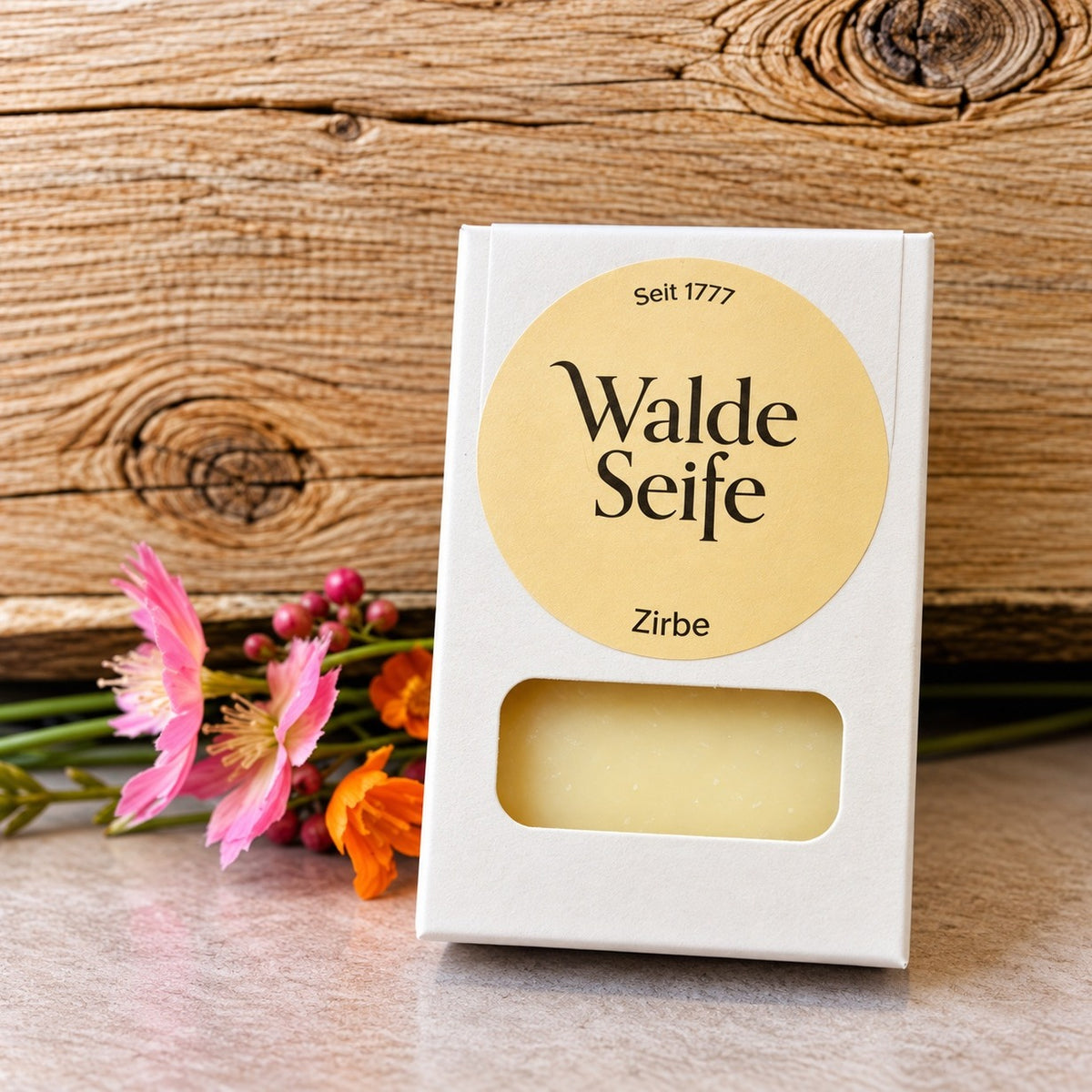 Zirbenseife handgeschöpft 100g