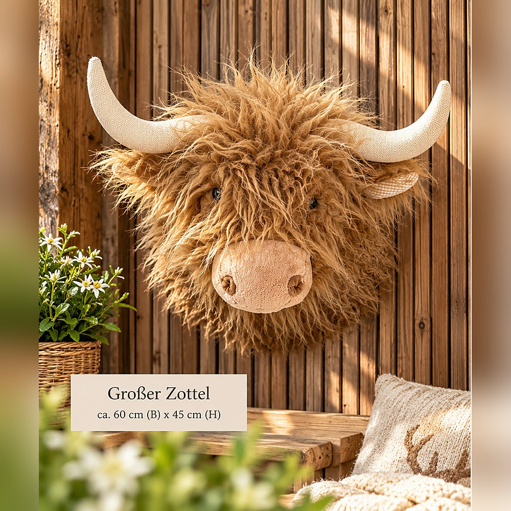 Großer Zottel, ca. 60 cm Breite x 45 cm Höhe